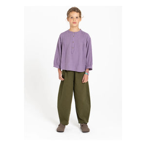 Hundred Pieces - Maxine Carreaux Bluse | Lavendel