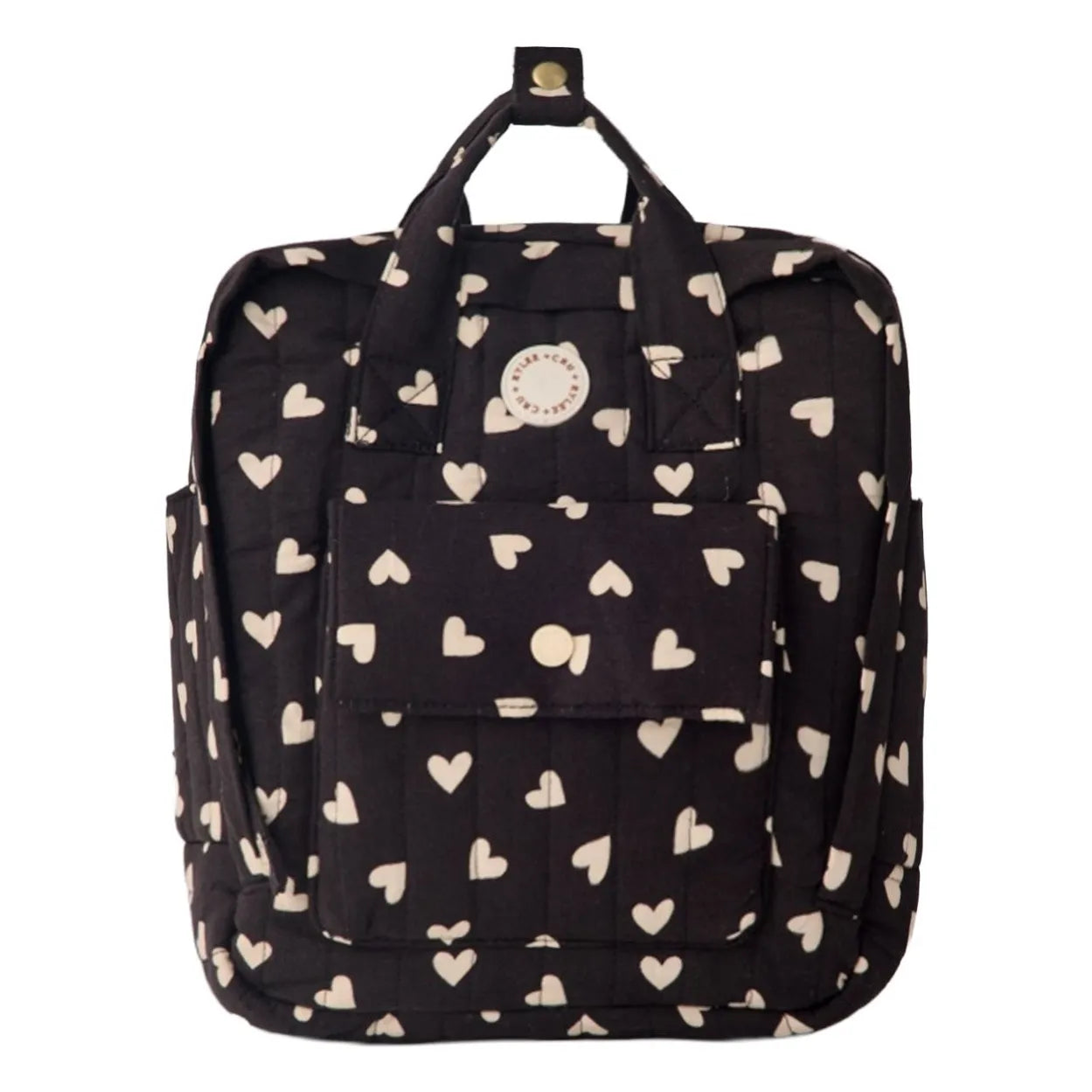 Rylee + Cru - Mini Herz-Rucksack | Schwarz