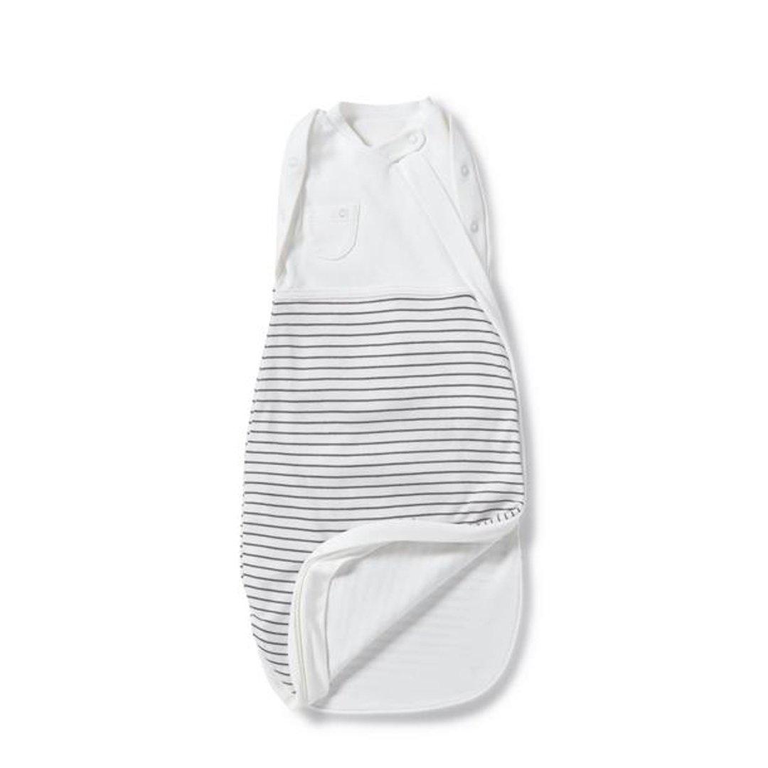 MORI Swaddle Bag - Grey Stripe-Sleepsack Swaddles-NB-Grey Stripe | Natural Baby Shower