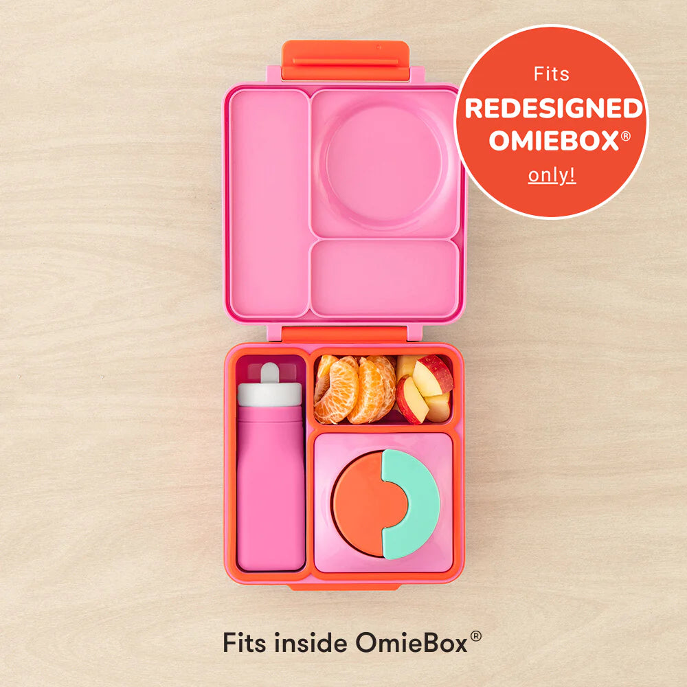 Omiebox - بطری آب سیلیکونی بدون BPA OmieBottle صورتی