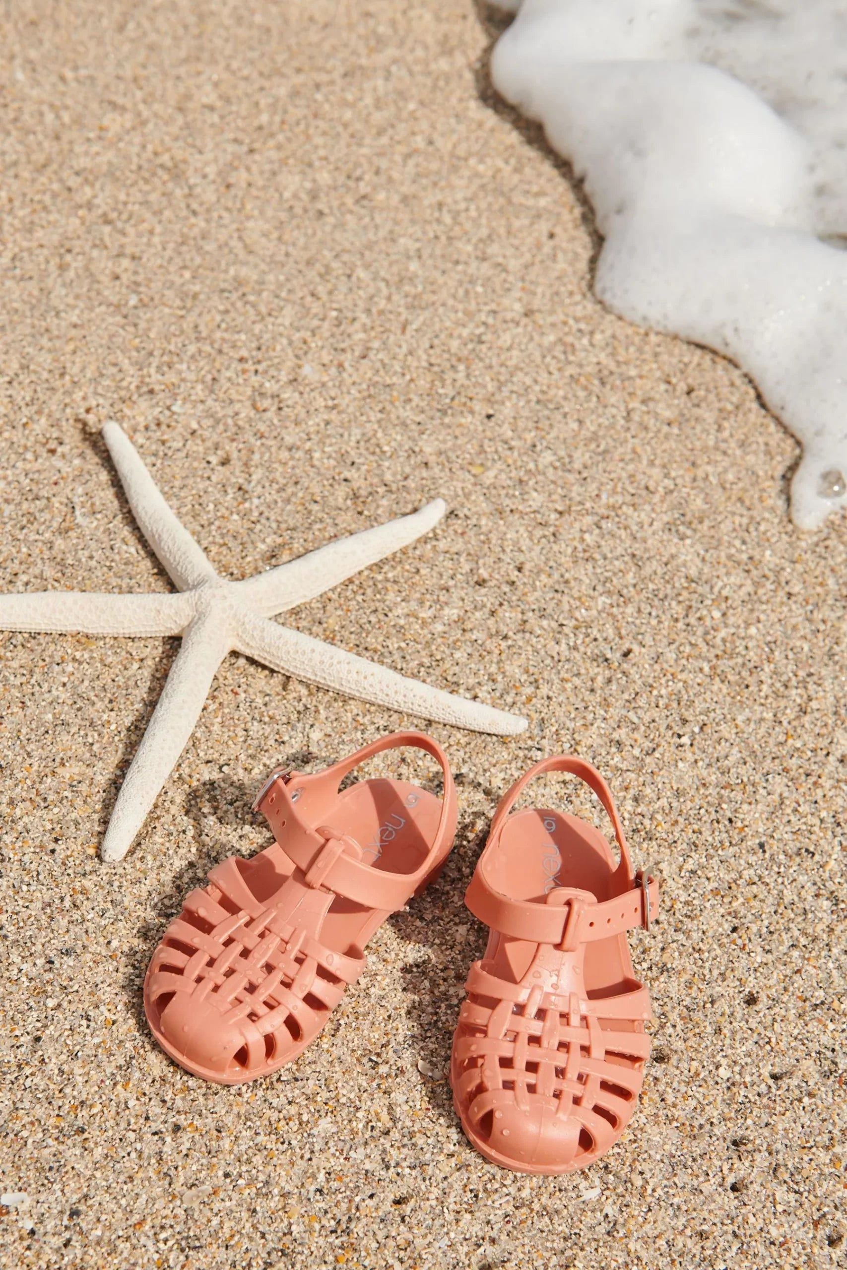 Weiter – Jelly Jelly Hellbraune Sandalen für Mädchen und Jungen – 29