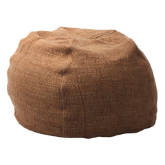 Maison de Vacances - Göçebe kanvas puf | Terracotta