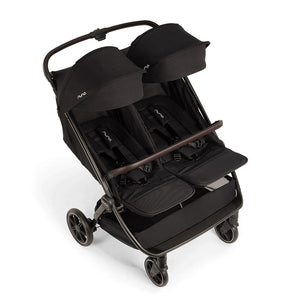 Nuna TRVL DUBL Pushchair - Caviar-Strollers-Caviar- | Natural Baby Shower