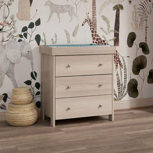 Obaby Nika 2 Piece Room Set - Aspen-Nursery Sets-Aspen-Cot Bed | Natural Baby Shower