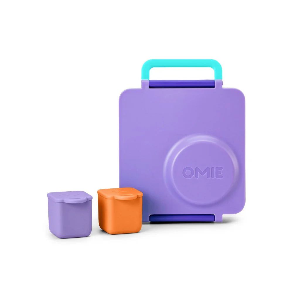 OmieBox Bento Kutusu İç Bölme Kapları 2li Kırmızı ve Sarı