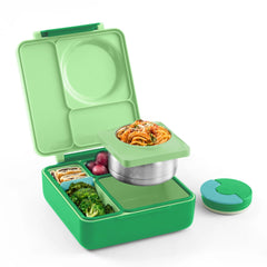 OmieBox - Insulated Apple Green Bento Lunch Box