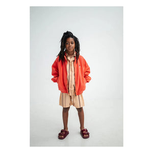 Repose AMS - Windbreaker aus Bio-Baumwolldenim | Rot