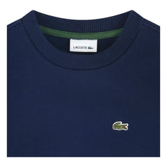 Lacoste - Organik pamuklu logolu sweatshirt | Lacivert