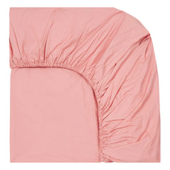 Suite 702 - Organik Percale Lastikli Çarşaf | Toz pembe