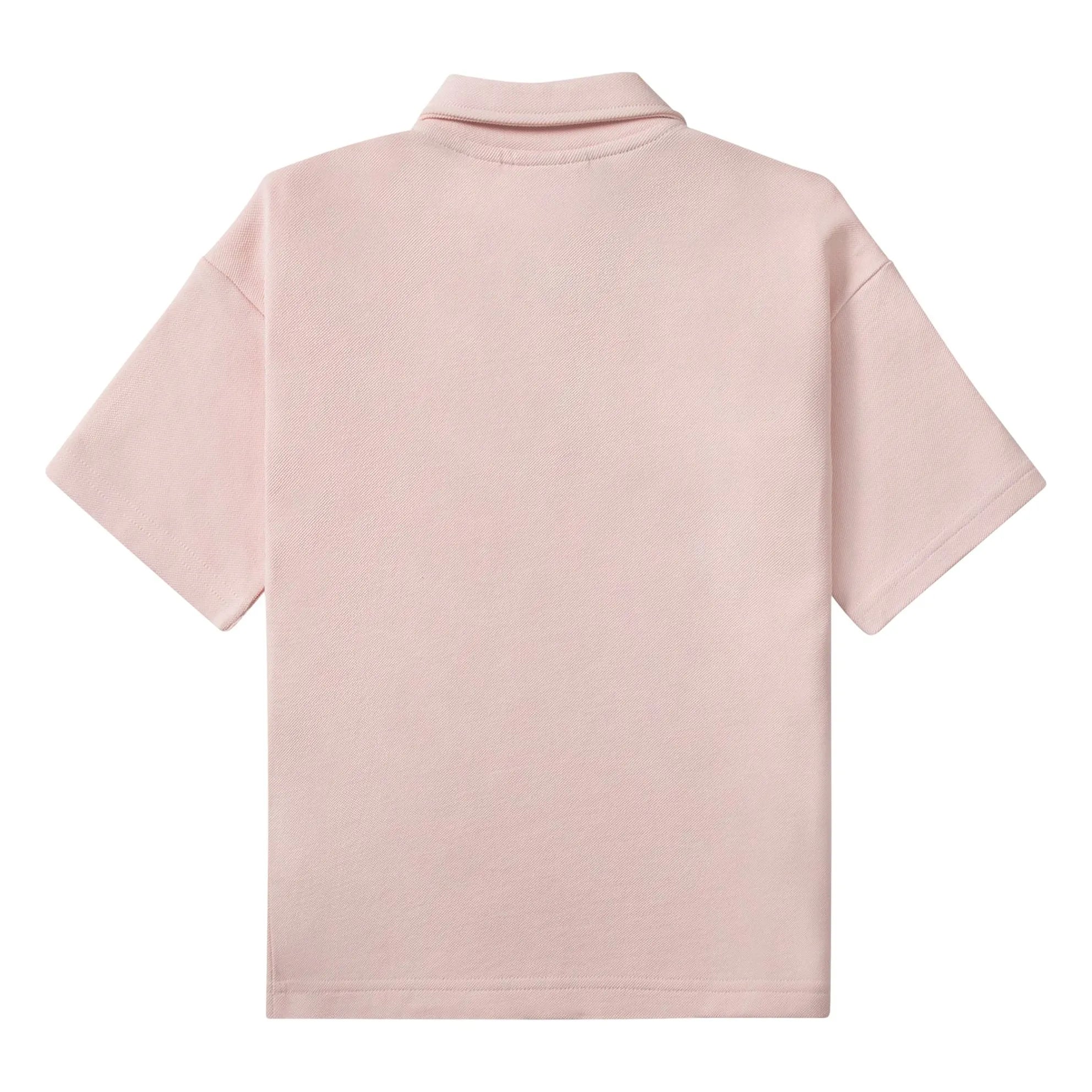 Lacoste - Oversized Logo Polo Shirt Organic Cotton | Light Pink