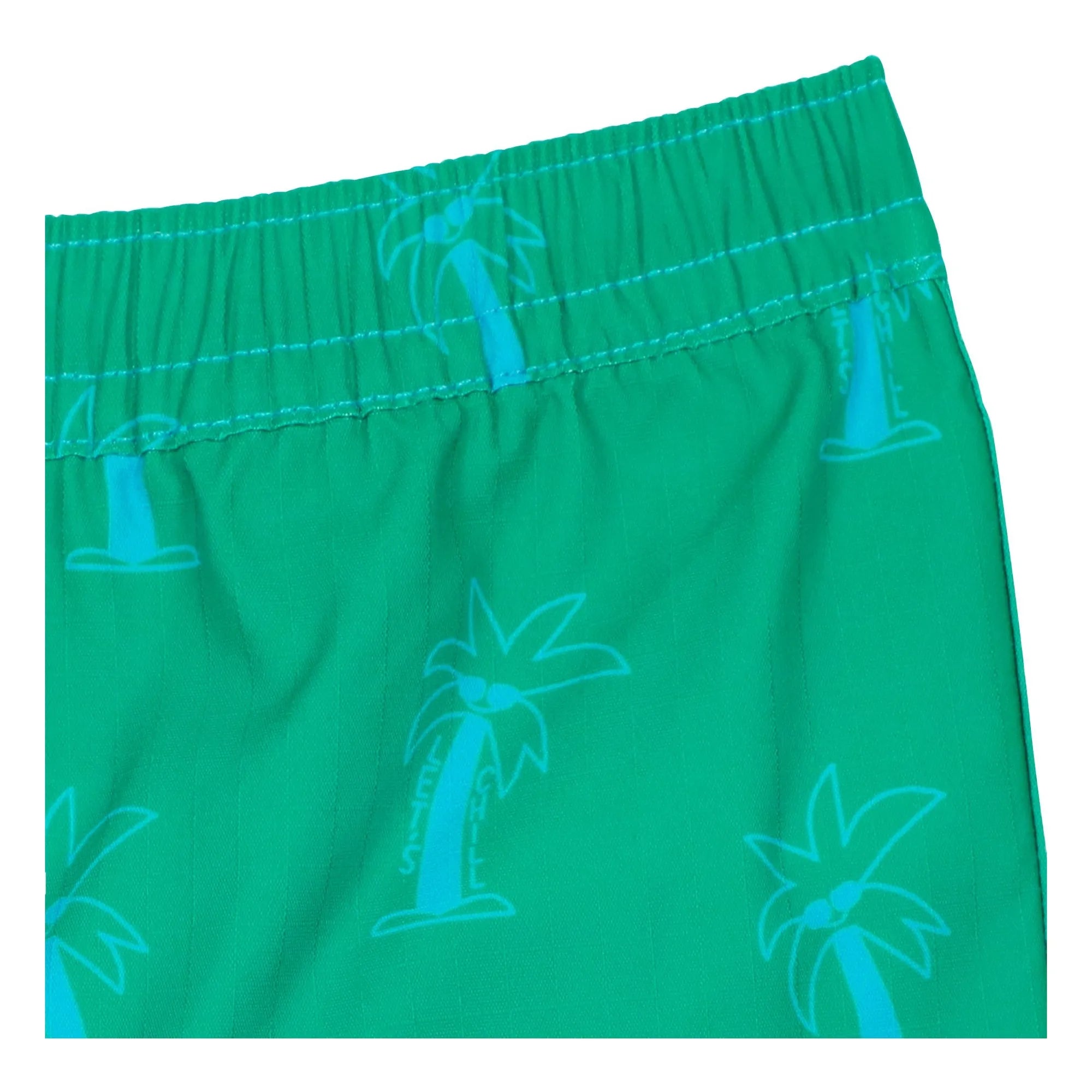 Bonton - Palm Baby Badeshorts | Smaragdgrün