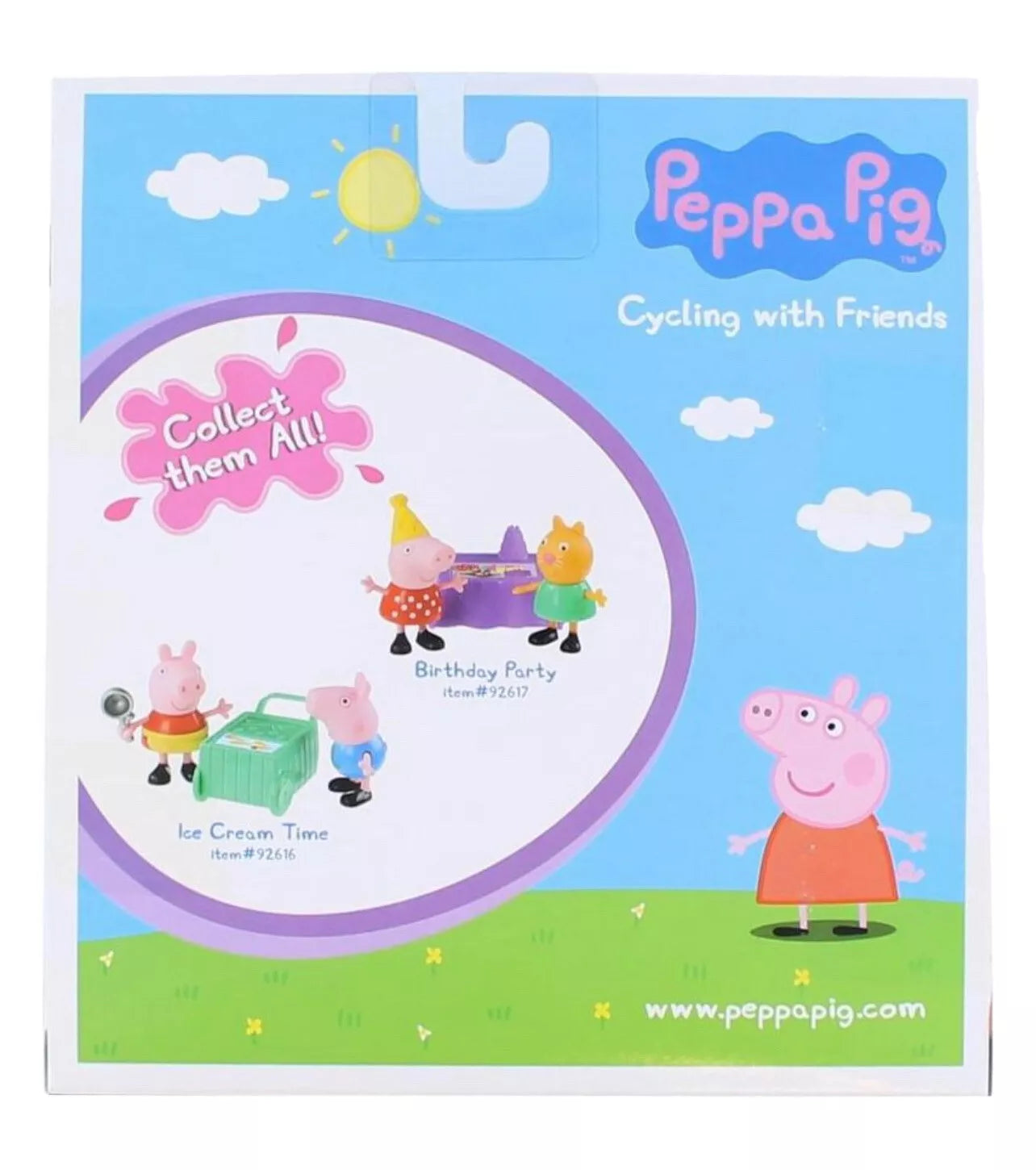 Peppa Pig - Arkadaşıyla Bisiklet Gezisinde Figür Oyuncak Seti
