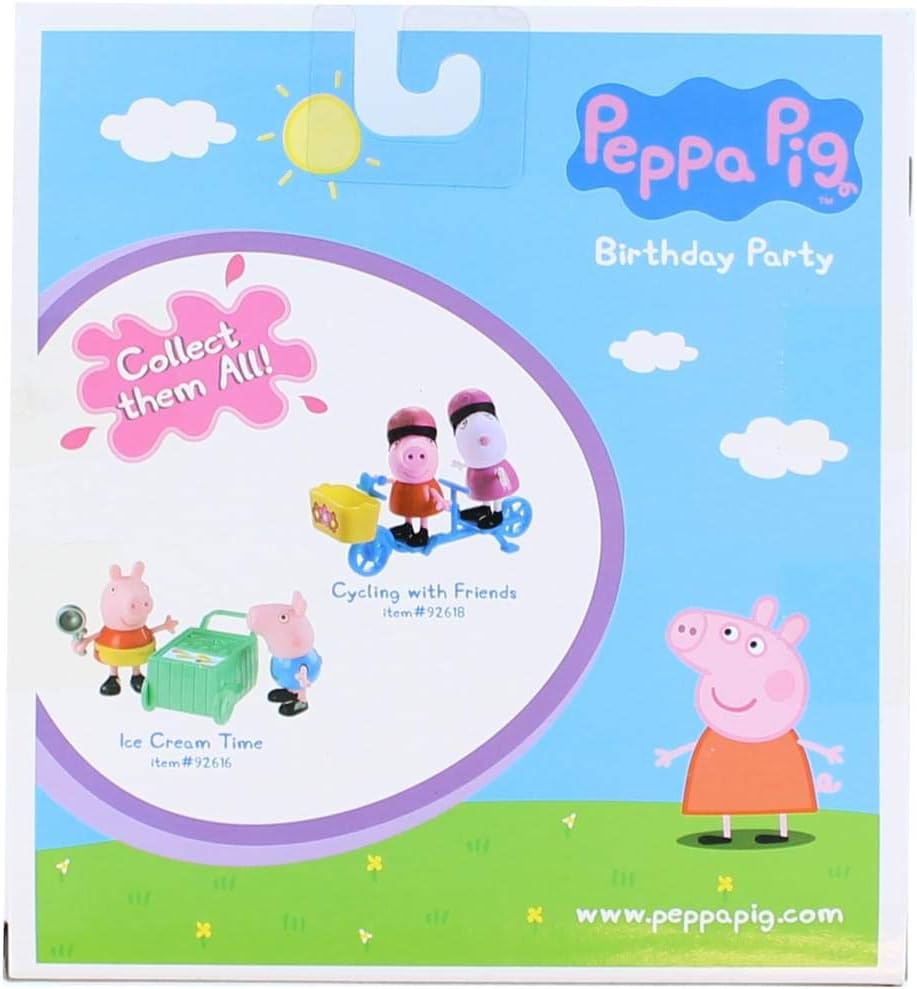 Peppa Pig - Peppa & Candy Kedi Doğum Günü Partisi Figür Oyuncak Seti