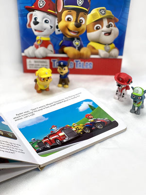 Phidal - Paw Patrol Tattle Tales Figür Oyuncaklı İngilizce Aktivite ve Hikaye Kitabı
