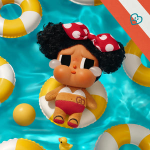 Pop Mart - Orijinal Crybaby Vacation Mode On Serisi Vinil Peluş Bebek Süpriz Kör Paket