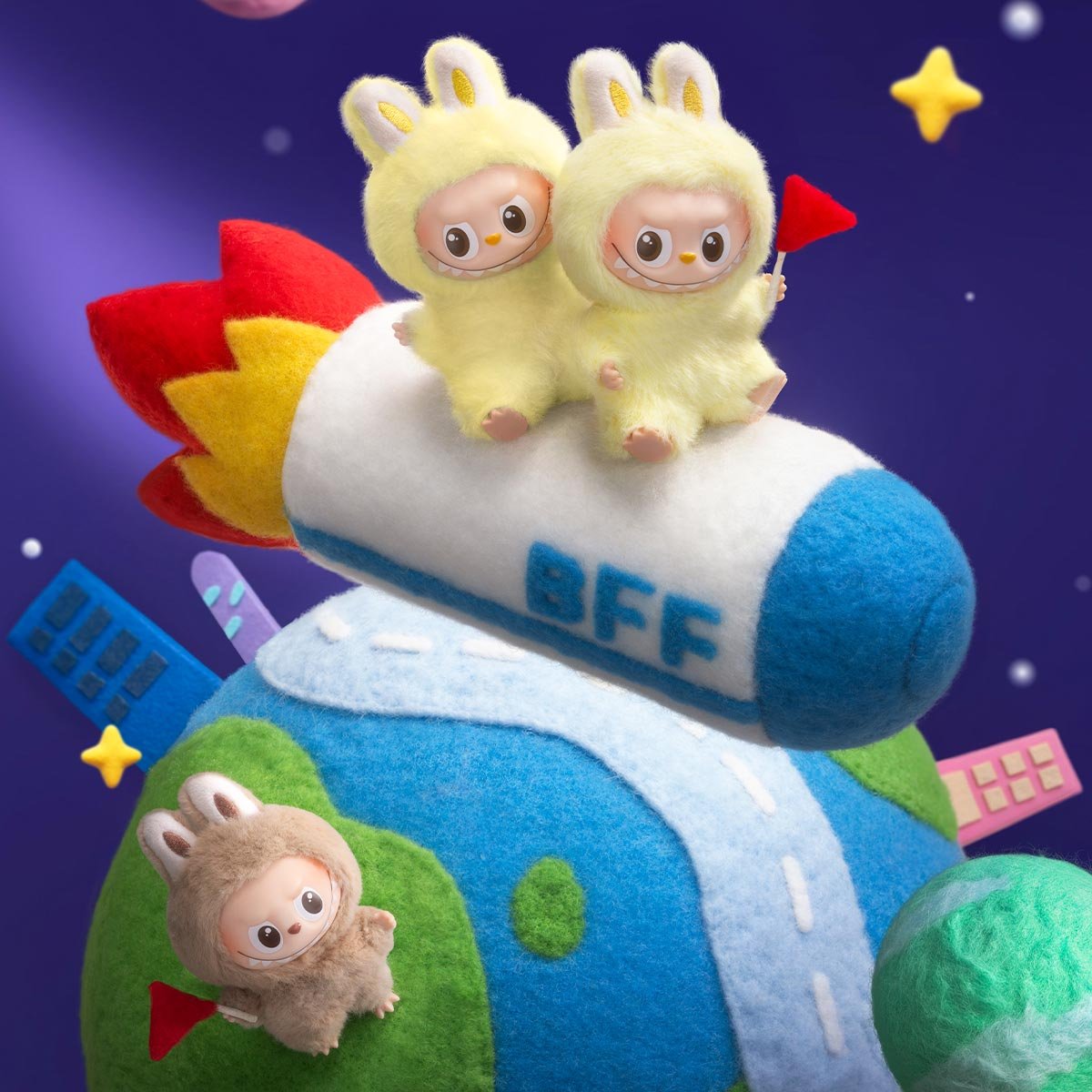 Pop Mart - Orijinal The Monsters Pin For Love Pelüş Anahtarlık N-Z