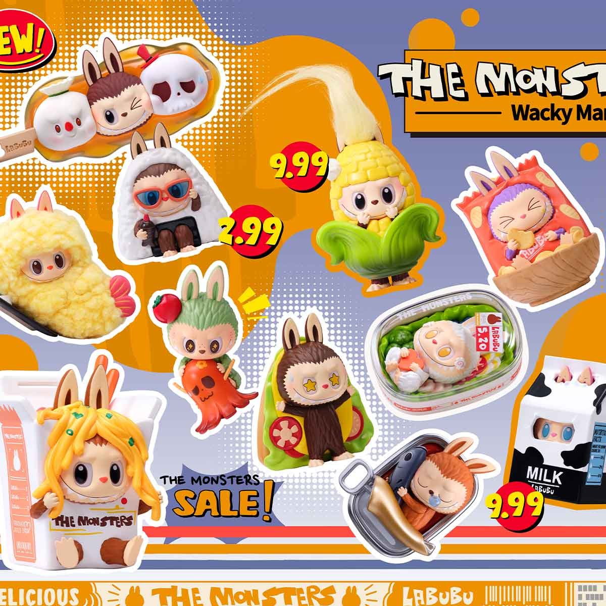 Pop Mart - Orijinal The Monsters Wacky Mart Serisi Telefon Kulaklığı Kılıfı