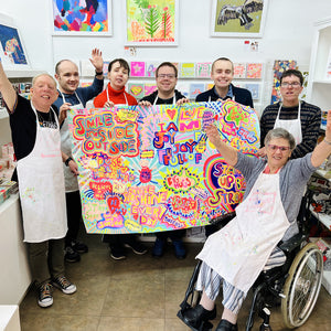 Portico Designs - Arthouse Unlimited Kugelschreiber mit Freude gefüllter Box