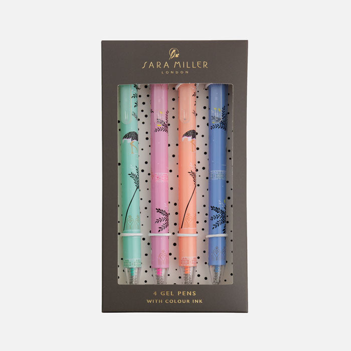 Portico Designs - Sara Miller: Savannah 4lü Jel Kalem Seti