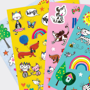 Rachel Ellen - Stickerhefte Katzen & Hunde