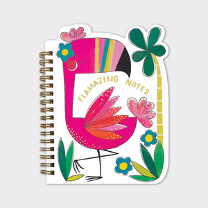 Rachel Ellen - Flamingo Şeklinde Tel Ciltli Defter