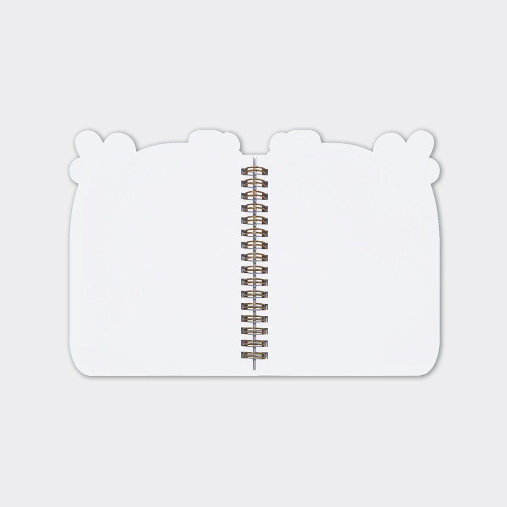 Rachel Ellen - फ्लेमिंगो आकार का तार बाइंडेड नोटबुक