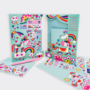 Rachel Ellen - Rainbow Unicorn Mektup Yazma Seti