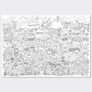Rachel Ellen - Under The Sea Dev Boyama Posterleri