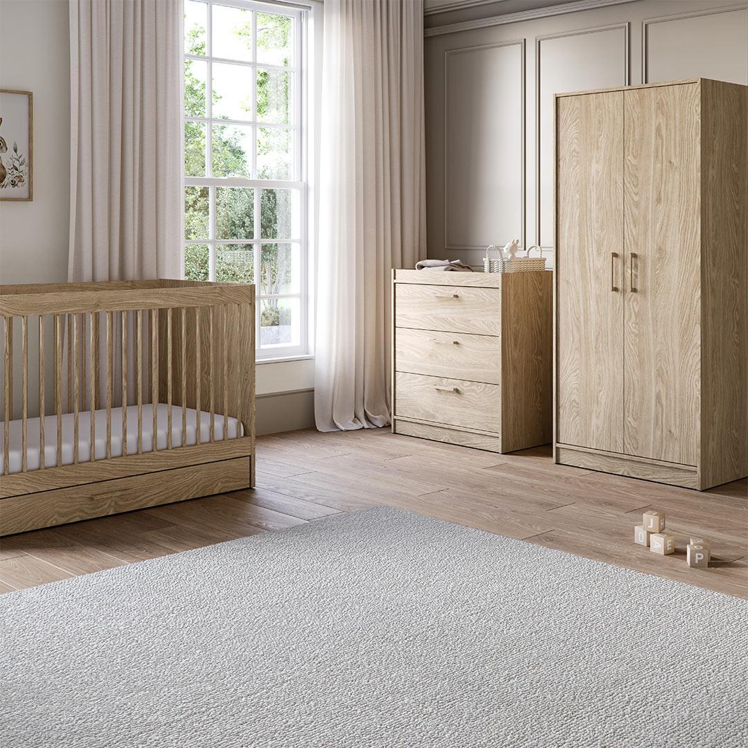 Silver Cross Geneva Dresser - Oak-Chests-Oak-One Size | Natural Baby Shower