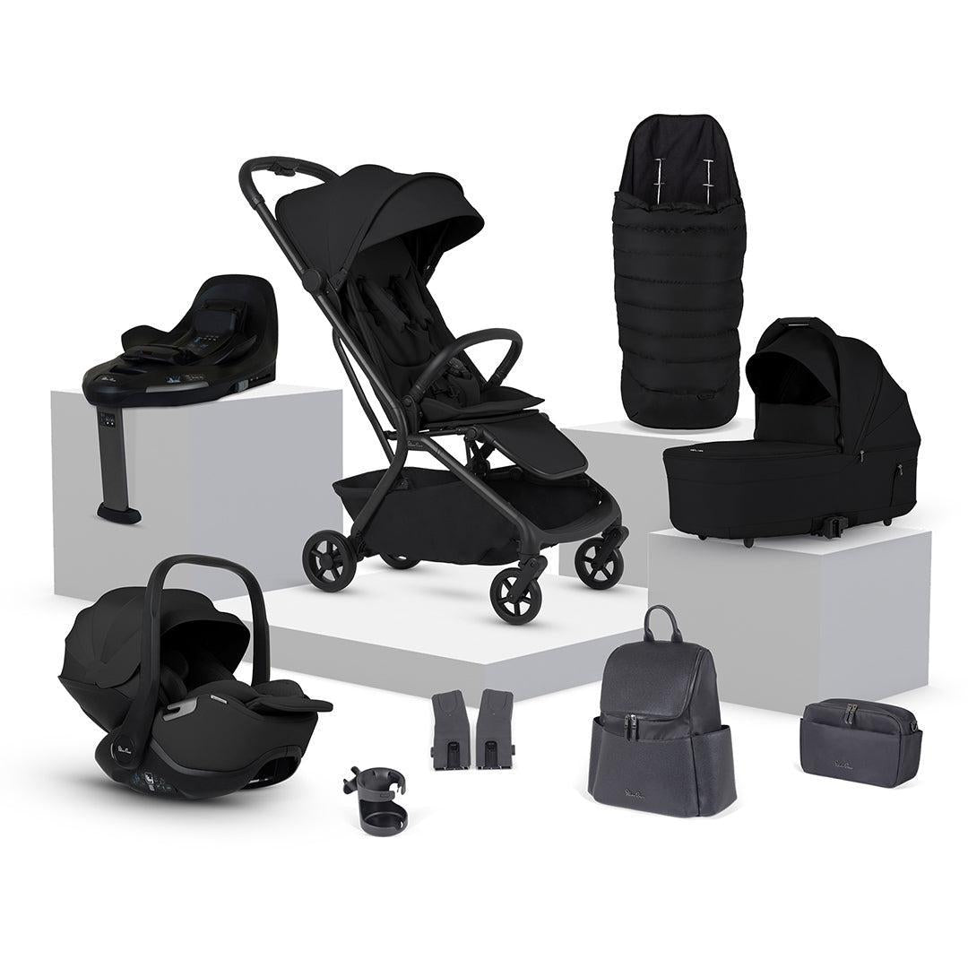 Silver Cross Nia Gilde Travel System with Accessories-Travel Systems-Onyx- | Natural Baby Shower