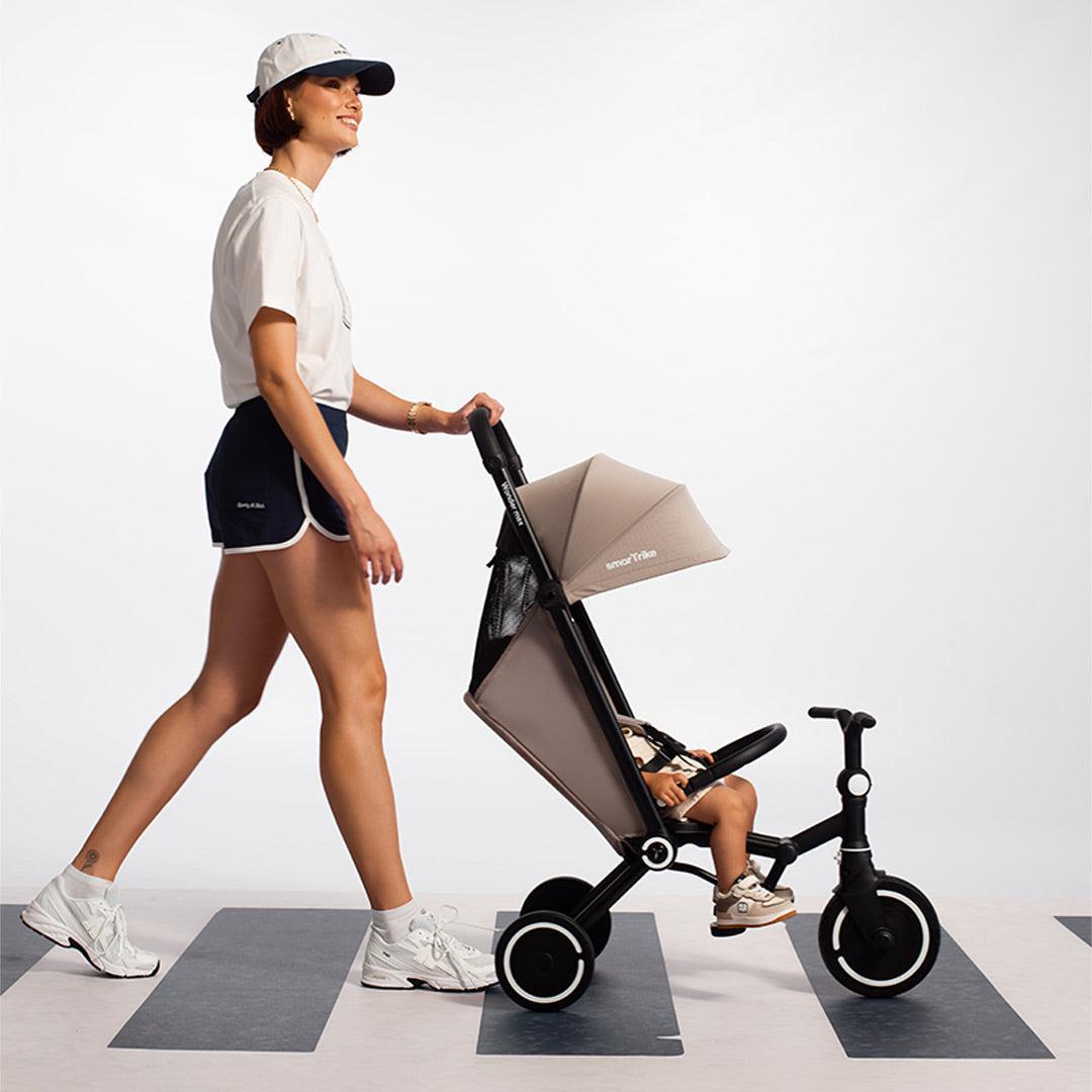 SmarTrike Wonder Max Active Stroller - Beige/Stone-Strollers-Beige/Stone- | Natural Baby Shower