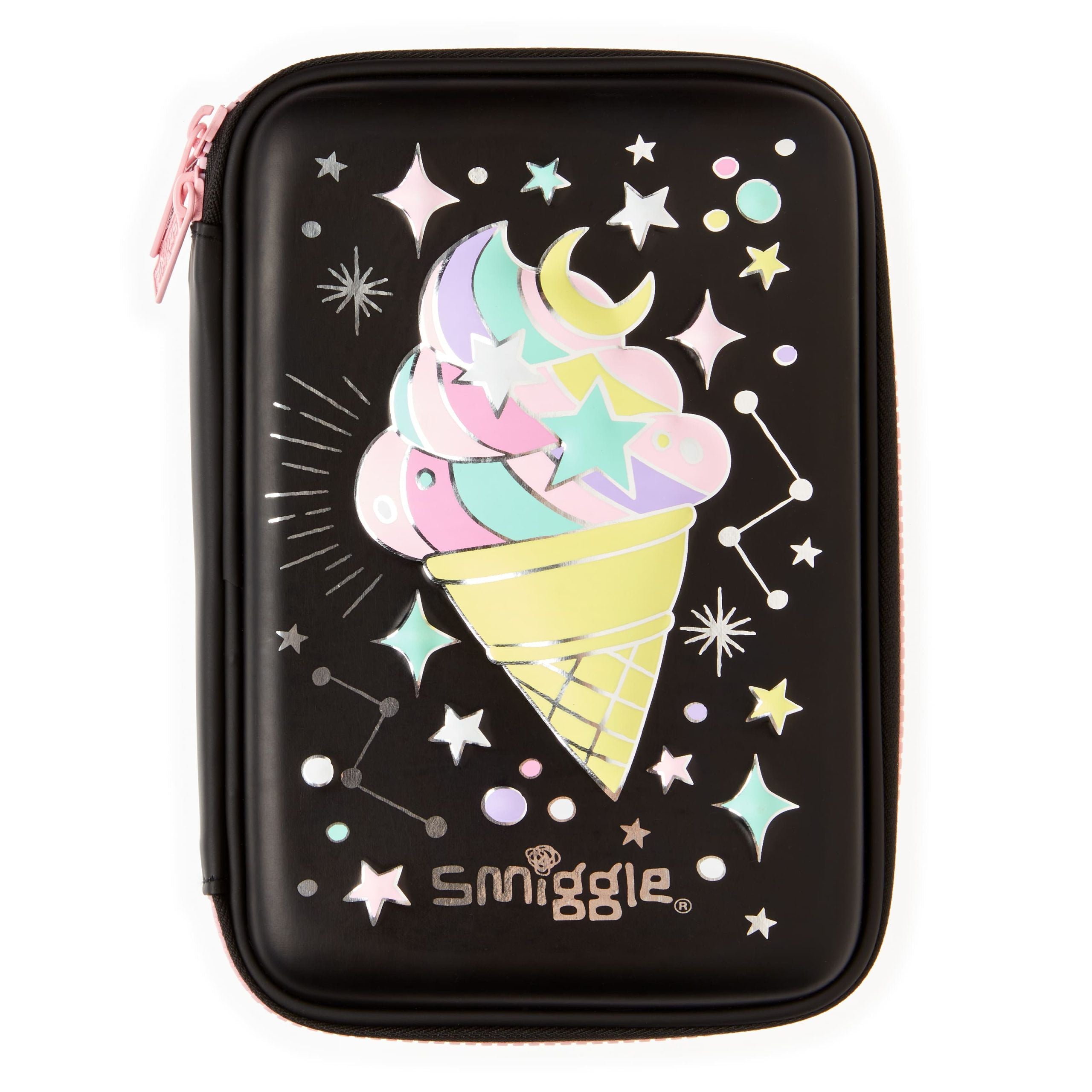 Smiggle - Beyond 3D Kabartmalı Dondurmalı Kalem Kutusu