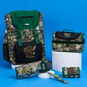 Smiggle - Beyond Wild Dinosaurs Pop Out Automatic Pencil Case with Calculator