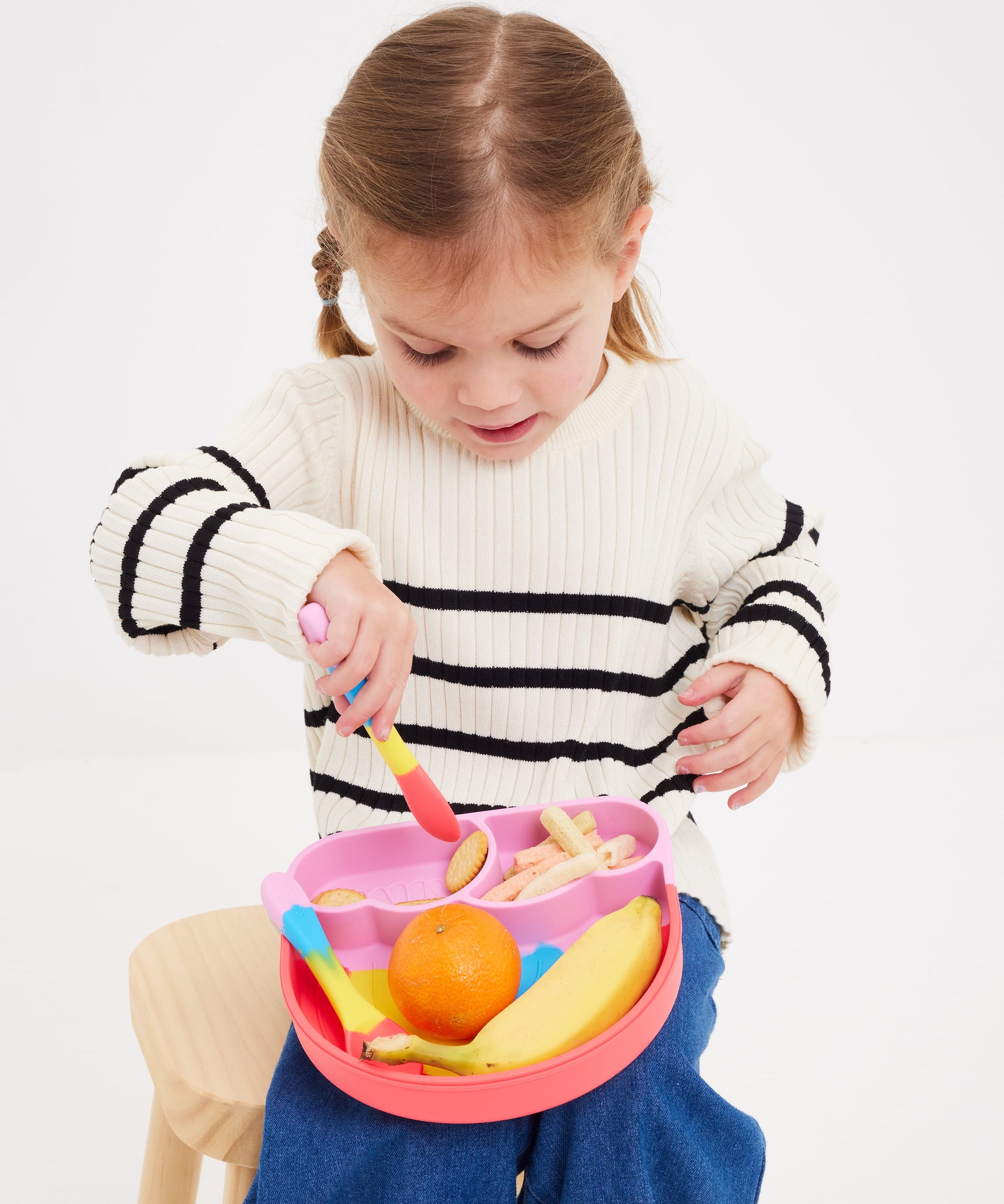 Smiggle - Big Dream Silikon Yemek Tabağı Seti