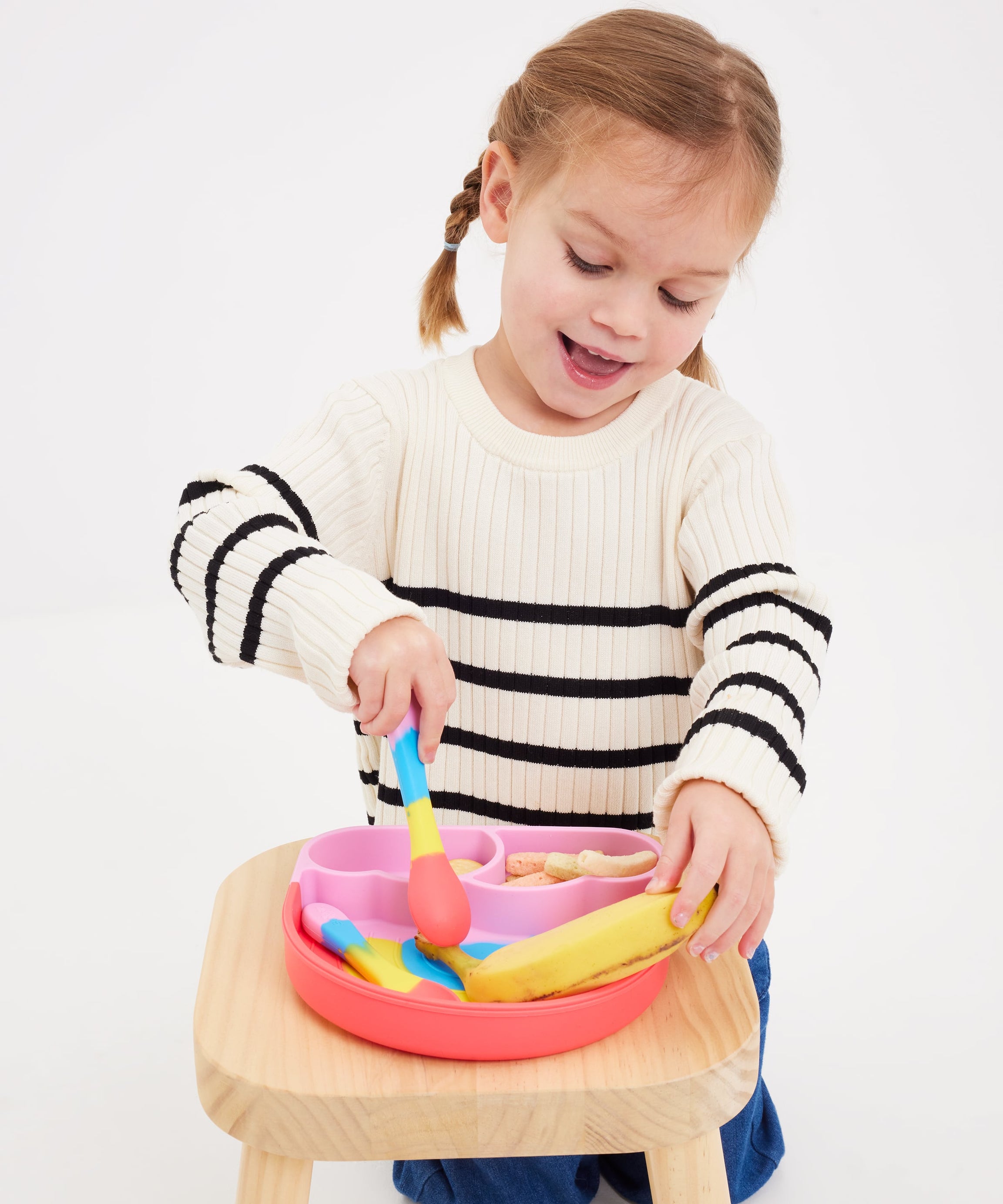Smiggle - Big Dream Silikon Yemek Tabağı Seti