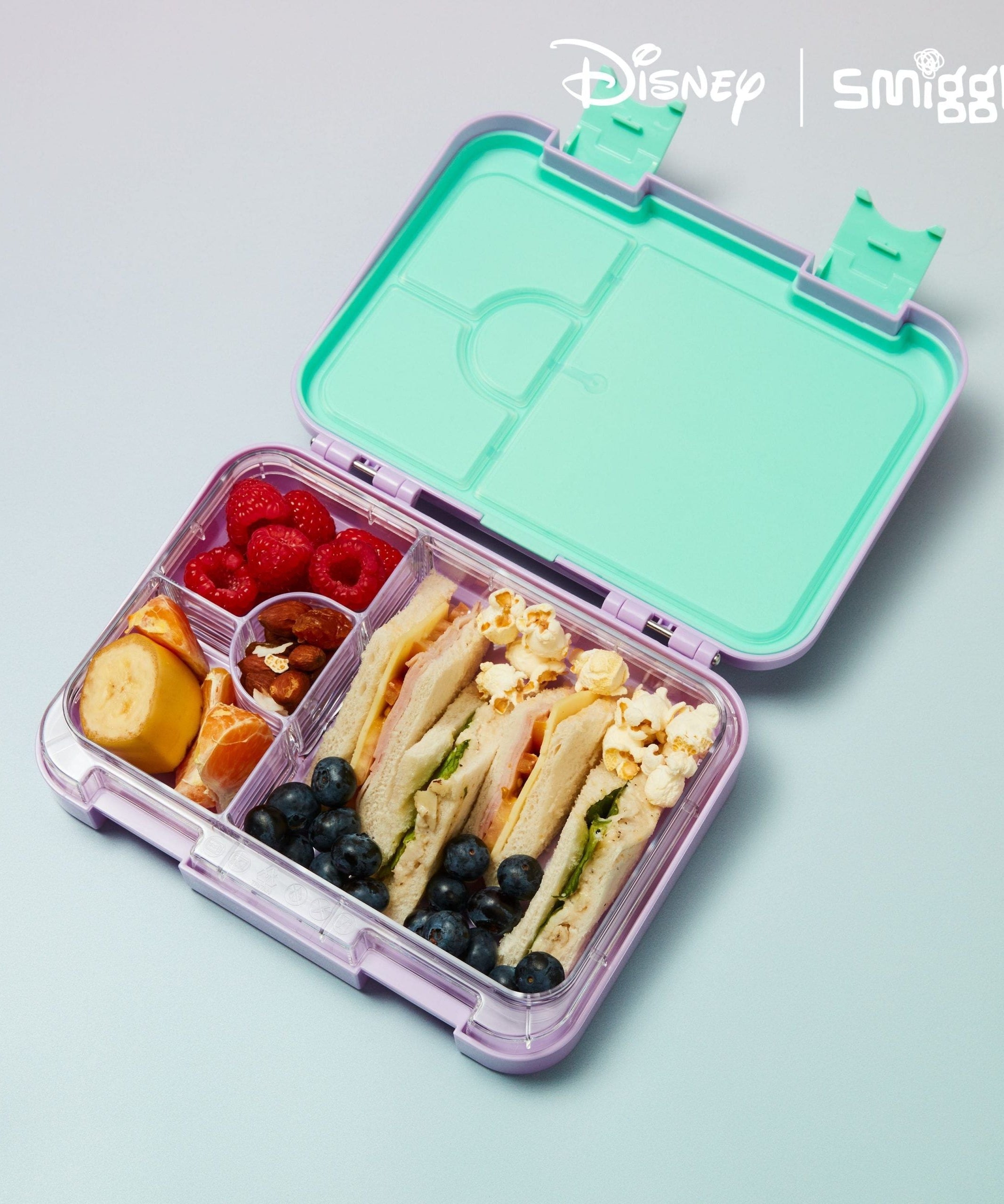 Smiggle - Disney Prensesi Orta Boy Bento Öğle Yemeği Kutusu