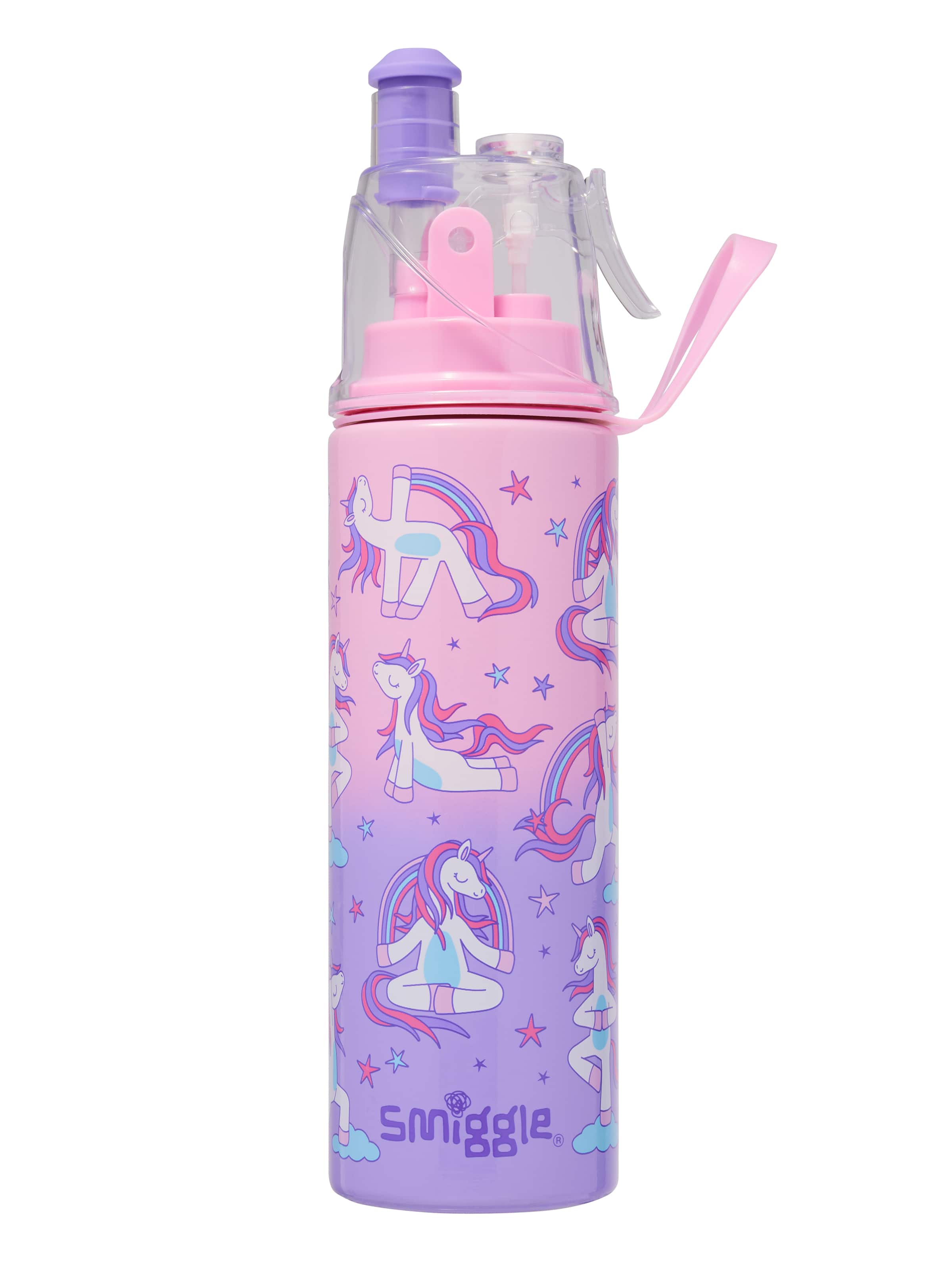 Smiggle - Botella de acero con pulverizador de agua Energize 500ML