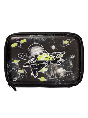 Smiggle - Fly High İki Gözlü Hardtop Kalem Kutusu - Dinossi