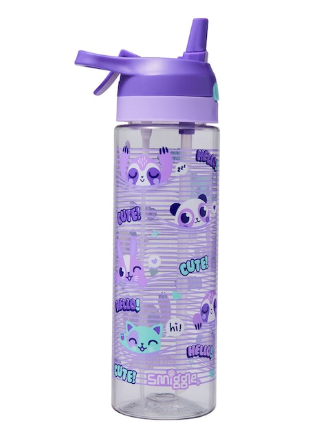 Smiggle - Gush Flip Botella de Agua con Pulverizador 700 ML Sin BPA