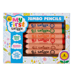 Smiggle - İlk Smiggle Jumbo Anaokulu Boya Kalemlerim