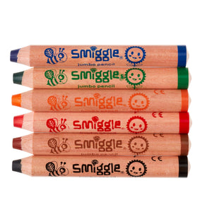 Smiggle - İlk Smiggle Jumbo Anaokulu Boya Kalemlerim