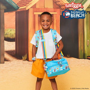 Smiggle - Kanguru Plajı Çift Katlı Beslenme Çantası