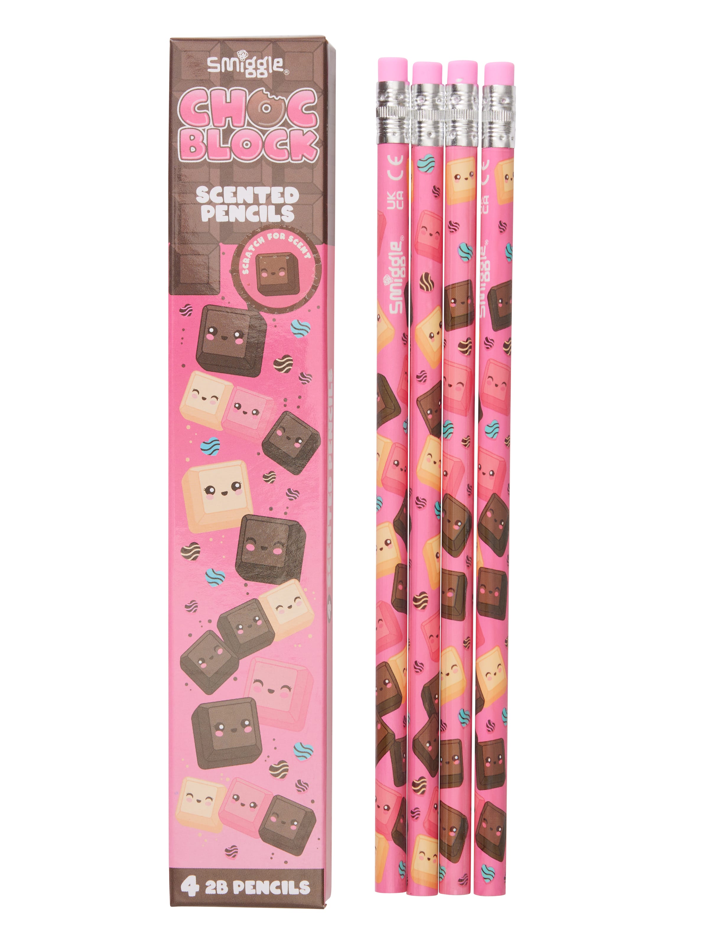 Smiggle - Kokulu 4lü Kurşun Kalem Seti