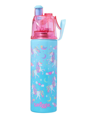 Smiggle – Livin 500 ml Stahlflasche mit Wasserspray