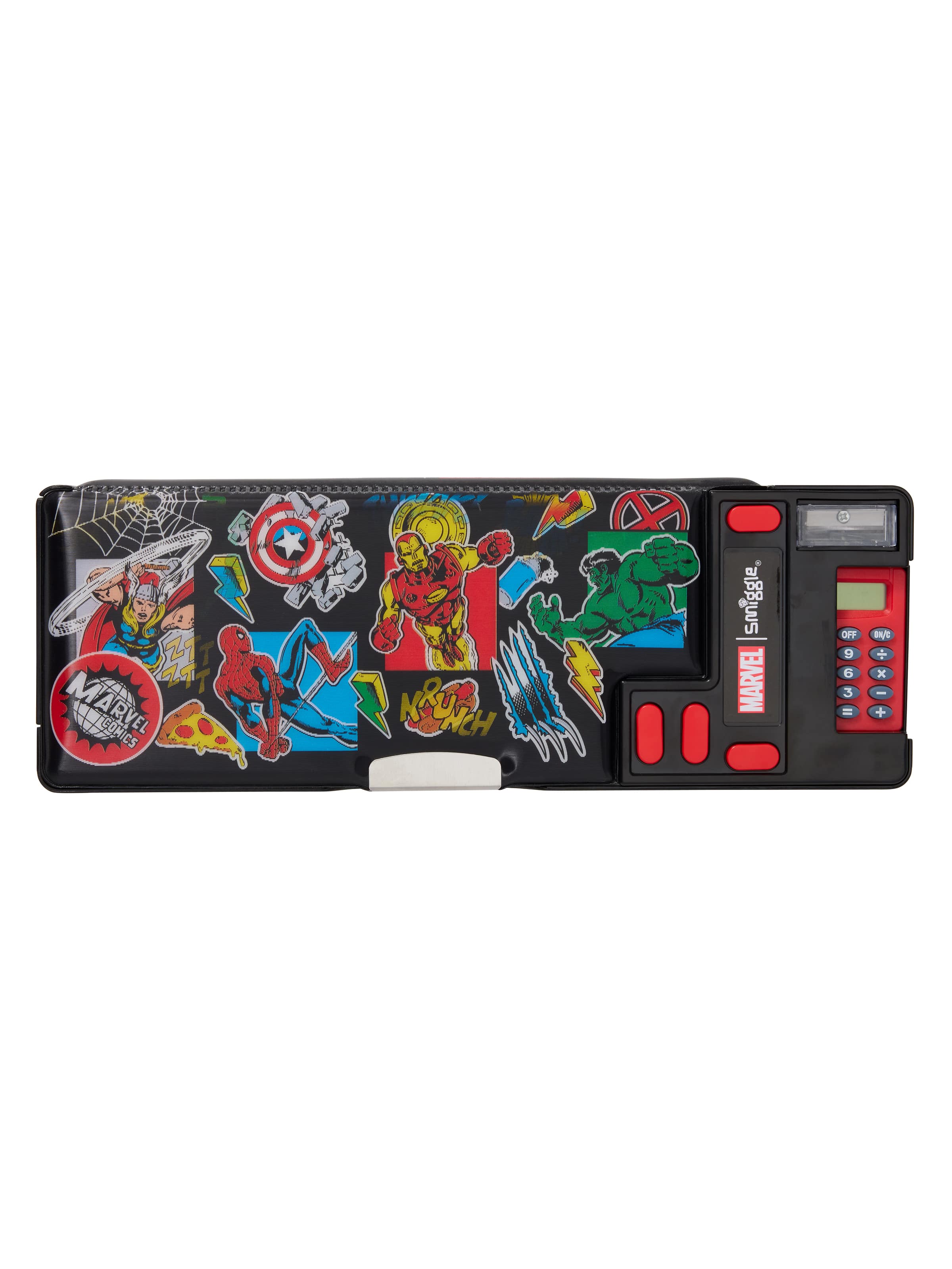 Smiggle - Marvel Hesap Makineli Pop Out Otomatik Kalem Kutusu