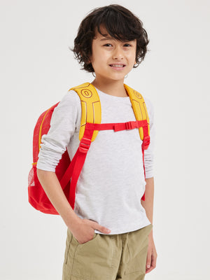 Smiggle - Marvel Iron Man Kapüşonlu Anaokulu Sırt Çantası