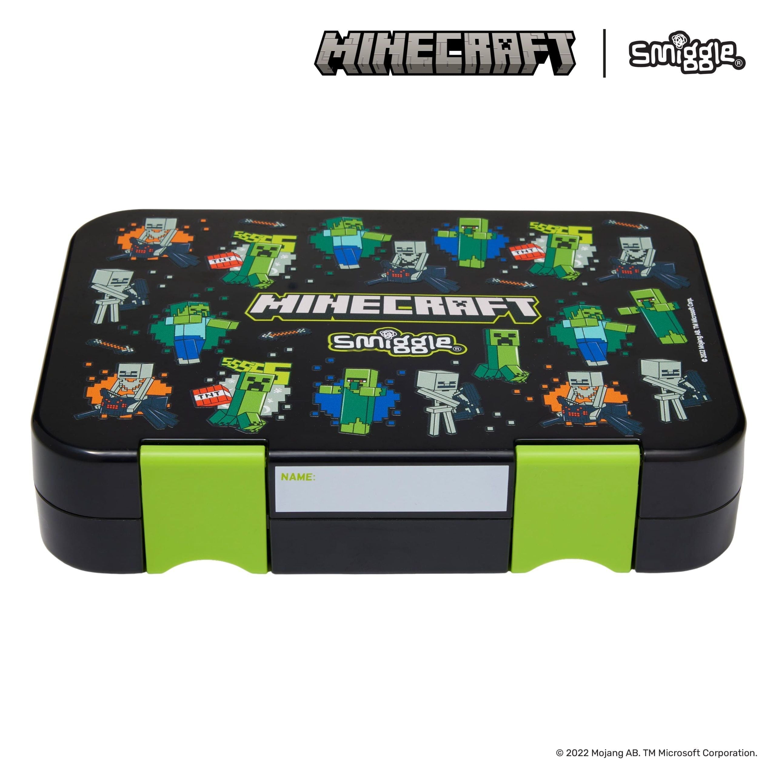 Smiggle - جعبه ناهار بنتو متوسط Minecraft