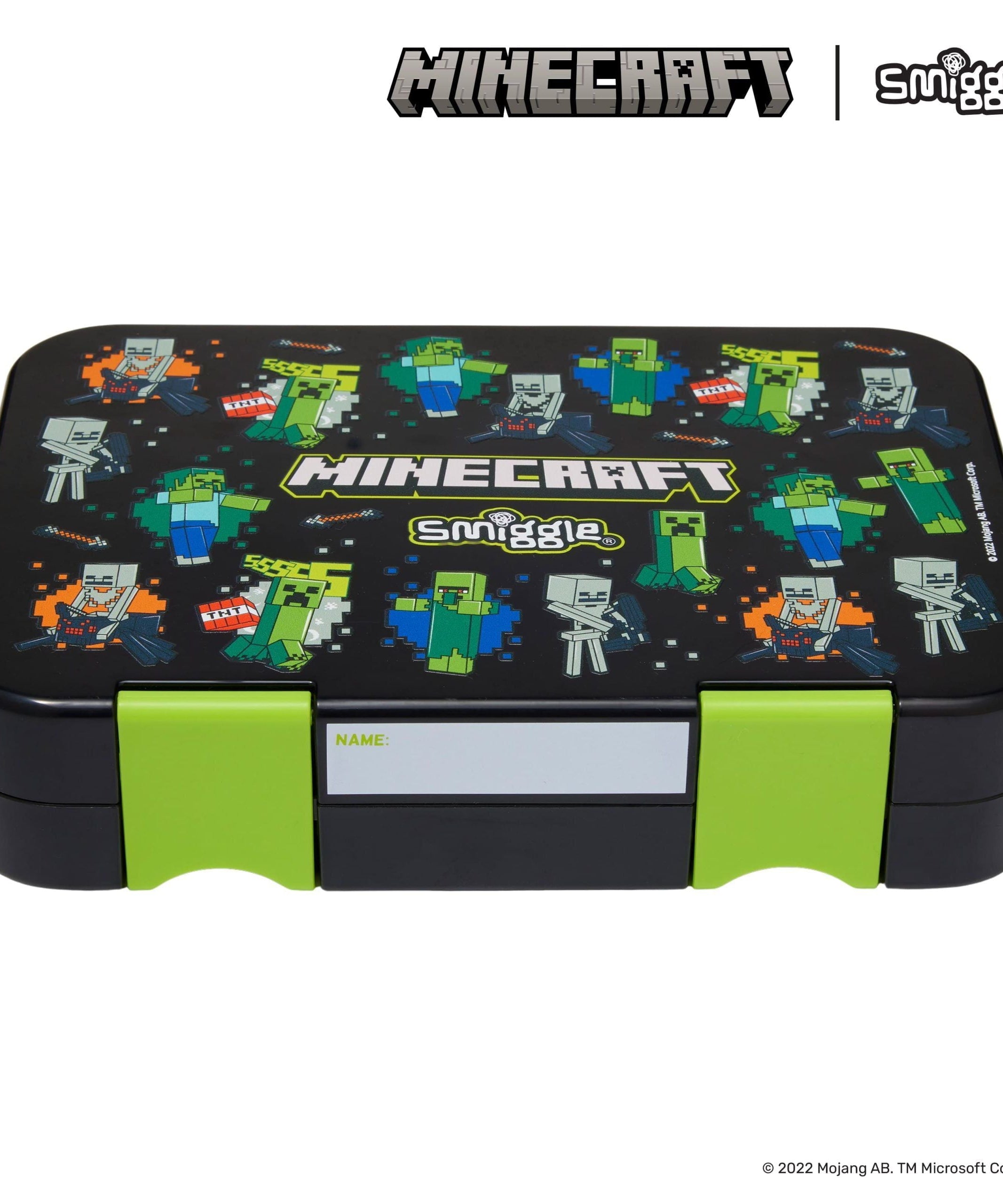 Smiggle - جعبه ناهار بنتو متوسط Minecraft