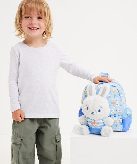 Smiggle - Out & About Çıkarılabilir Oyuncaklı Kreş Okul Sırt Çantası