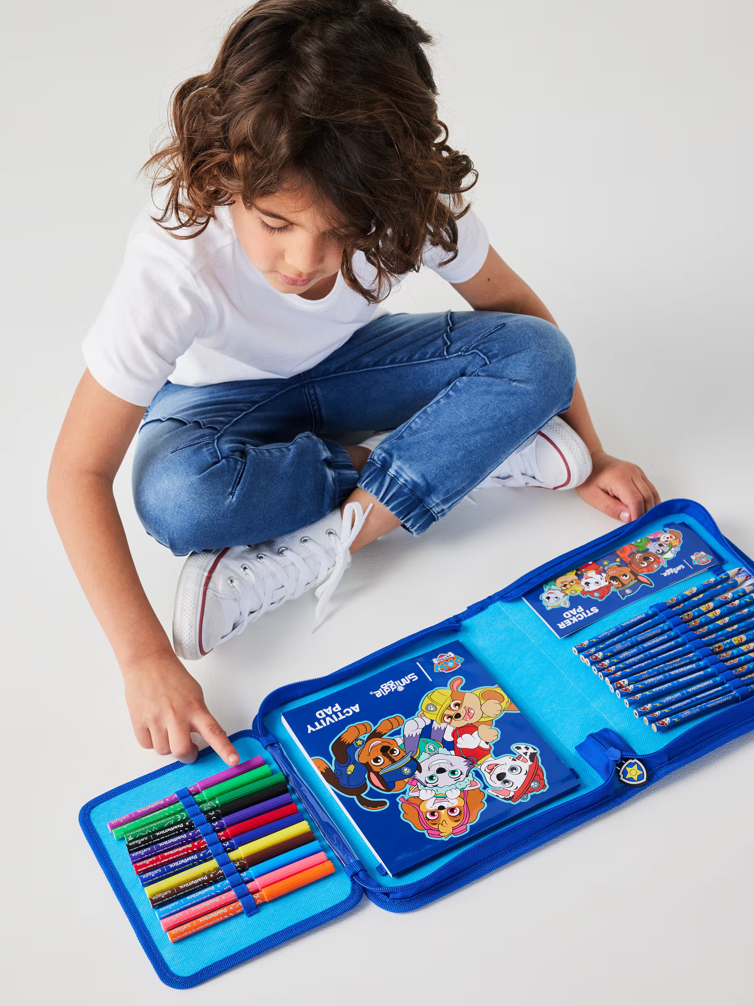 Smiggle - Paw Patrol Kırtasiye Seti ve Kalem Kutusu - Dinossi